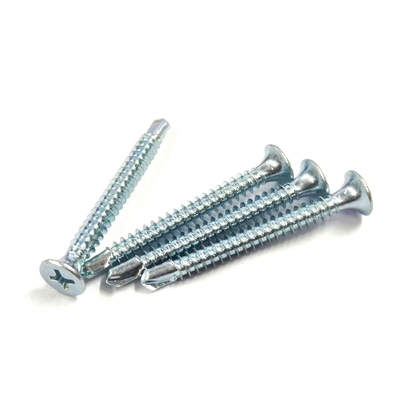 DIN18182 High-Quality Carbon Steel Cross Drive Zinc Plated Self-Drilling Screws