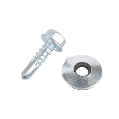 Carbon Steel Roofing Screws: Hex Socket Self-Drilling Fasteners with EPDM Gaskets