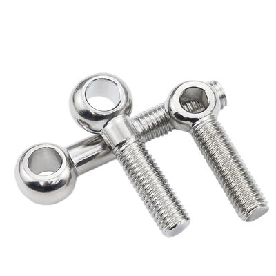 Corrosion Resistant DIN 444 Eye Bolts A4-70 Stainless Steel with Full Thread